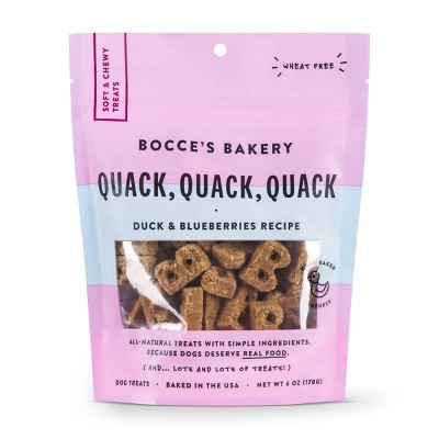 Bocce's Bakery Quack Quack Quack Soft and Chewy Dog Treats - 6oz