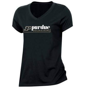 NCAA Purdue Boilermakers Women's Core V-Neck T-Shirt