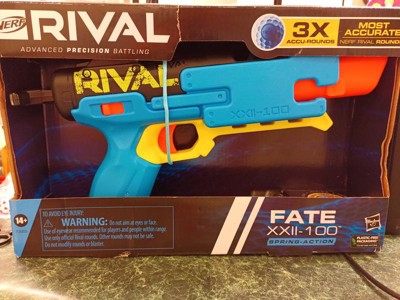 Nerf Rival Pathfinder XXII-1200 Blaster, Most Accurate Nerf Rival System,  Adjustable Sight, 12 Nerf Rival Accu-Rounds - Nerf