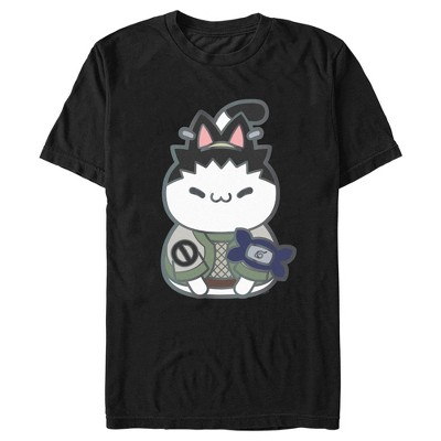 Men's Naruto Nyaruto Shikamaru Pose T-Shirt