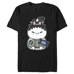 Men's Naruto Nyaruto Shikamaru Pose T-Shirt - 1 of 4