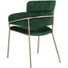 Meridian Furniture,Yara Velvet Dining Chair, Set of 2 - 2 of 4