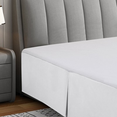 Swift Home | Basics Pleated Microfiber Bed Skirt 14-inch Drop