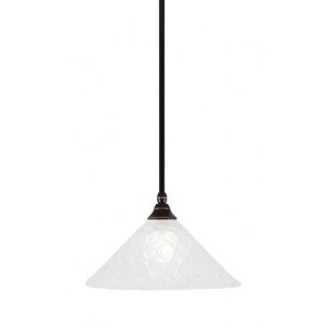 Toltec Lighting Any 1 - Light Pendant in  Black Copper with 12" Italian Bubble Shade - 1 of 1