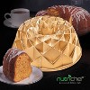 NutriChef Extra Thick Cast Aluminum Pandora Fluted Cake Pan – Non-Stick Coating, Oven Safe - 2 of 4
