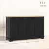 Modern Sideboard, Buffet Cabinet with Storage Drawers, Adjustable Shelves for Living Room, Dining Room, Entryway - 3 of 4