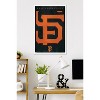 Trends International MLB San Francisco Giants - Logo 25 Framed Wall Poster Prints - 2 of 4