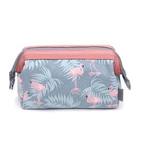 Cosmetic Bag Women Necessaire Make Up Bag Travel Waterproof Portable Makeup Bag Toiletry Kits(Grey egret) - 1 of 4