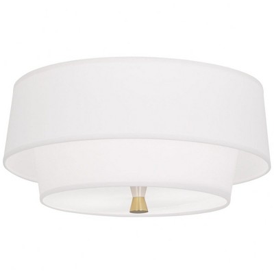 Robert Abbey Lighting Decker 2 - Light Flush Mount in  Modern Brass