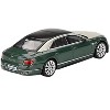 Bentley Flying Spur White Sand and Verdant Green Metallic with Black Top Limited Edition 1/64 Diecast Model Car by Mini GT - 3 of 4