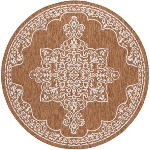 Beach House BHS292 UV & Stain Resistant Non-Shedding Power Loomed Indoor/Outdoor Rugs - Safavieh - 1 of 4