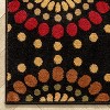 Well Woven Blossom Valley Floral Nature Modern Casual Abstract Retro Geometric Soft Black Area Rug - image 3 of 4