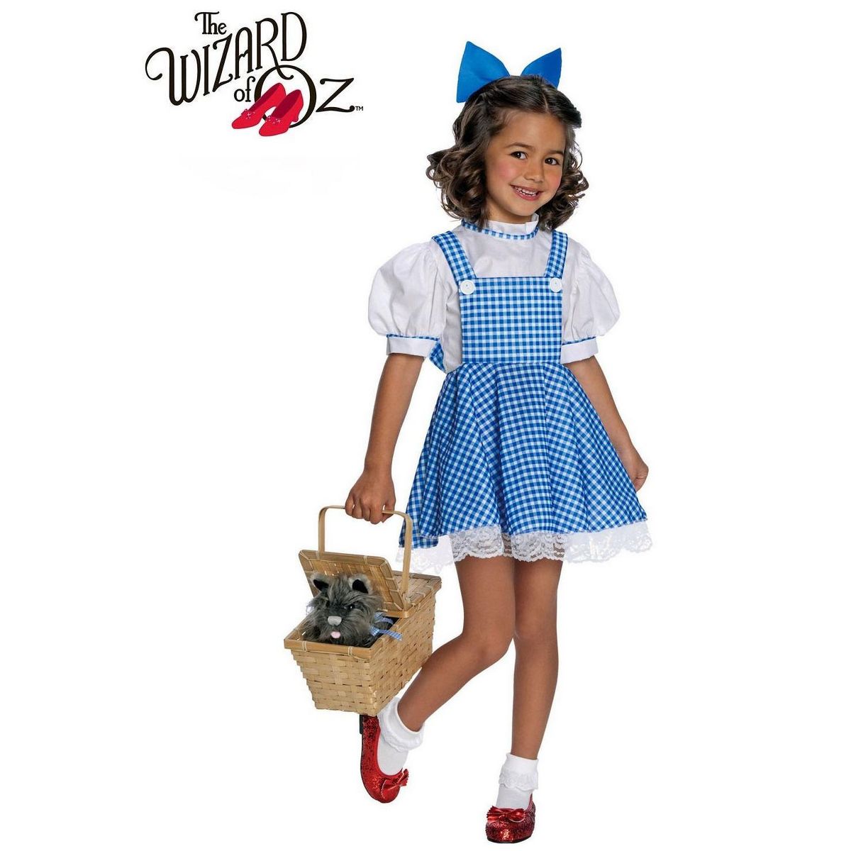 Rubies Wizard of Oz Deluxe Dorothy Girl's Costume - thumbnail 2