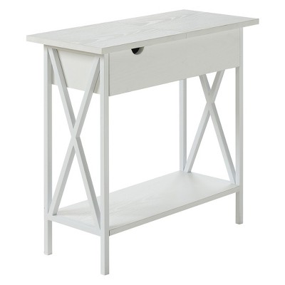 Tucson Electric Flip Top Table White - Breighton Home