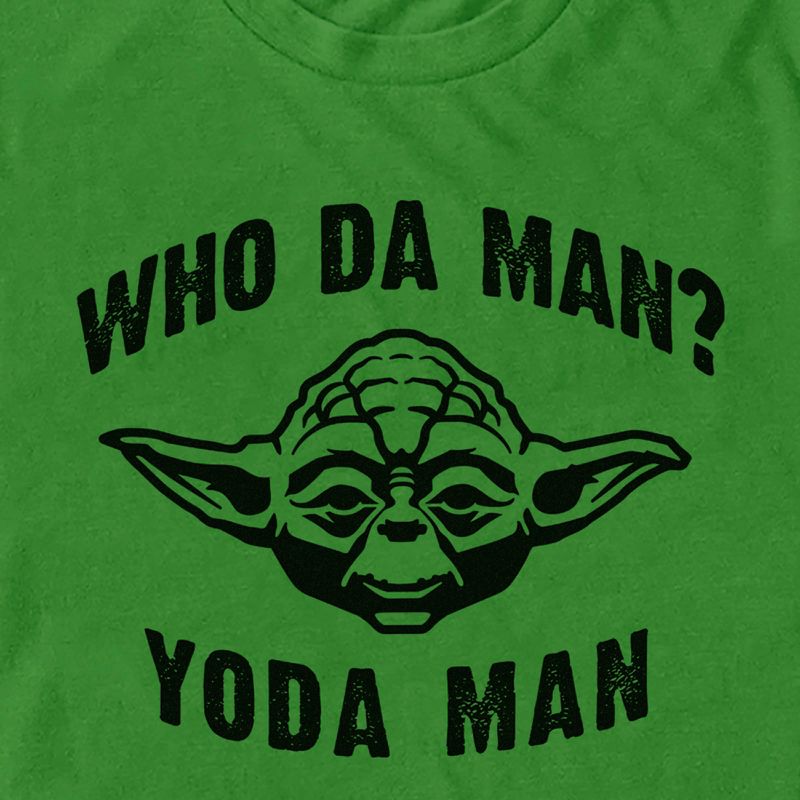 Men's Star Wars: The Empire Strikes Back Who Da Man Yoda T-Shirt, 2 of 6