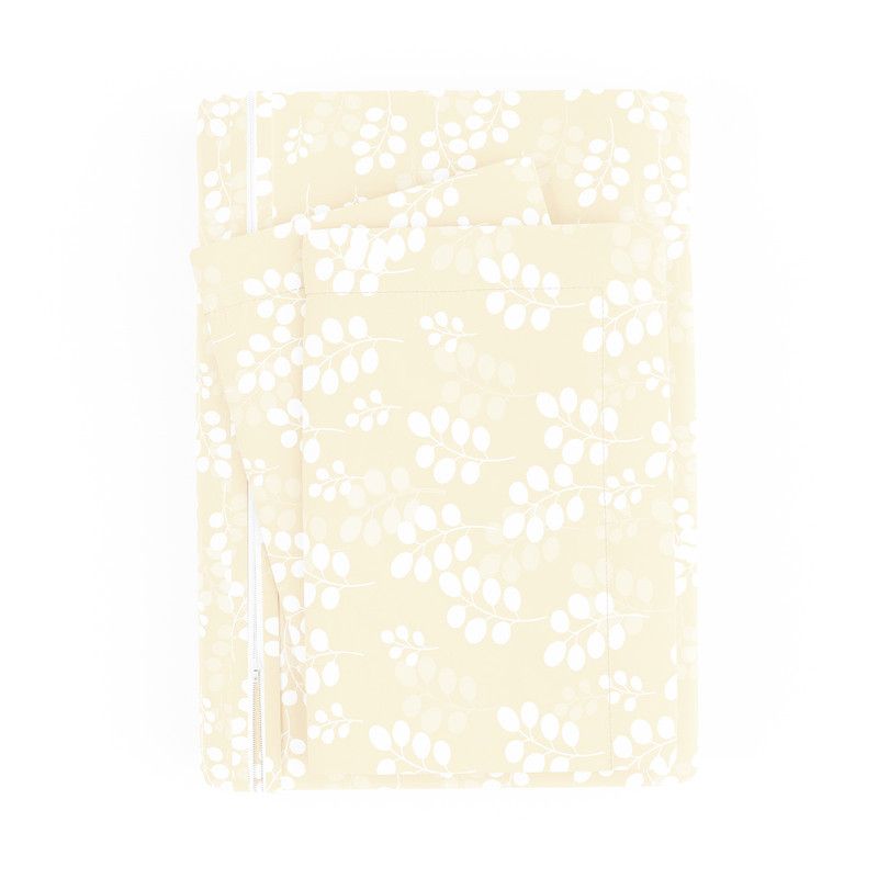 Quatrefoil & Farmhouse Vine Prints 3PC Duvet Cover & Shams Set, Ultra Soft, Easy Care - Becky Cameron, 5 of 12