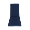 Gulches Dark Blue Patio Chaise Lounges Cushion Replacement - Outdoor Lounge Chair Seat Cushion - 2 of 4