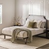 Queen Size Upholstered Platform Bed with Headboard for Bedroom - 3 of 4
