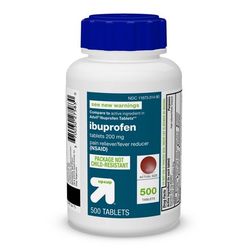 Ibuprofen Nsaid Pain Reliever Fever Reducer Tablets 500ct Up Up Target