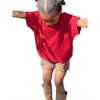 Girl's Fiona Short Sleeve Sweater - VIGNETTE - 3 of 3
