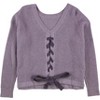 1.STATE Womens Lace-Up Back Pullover Sweater - 2 of 2