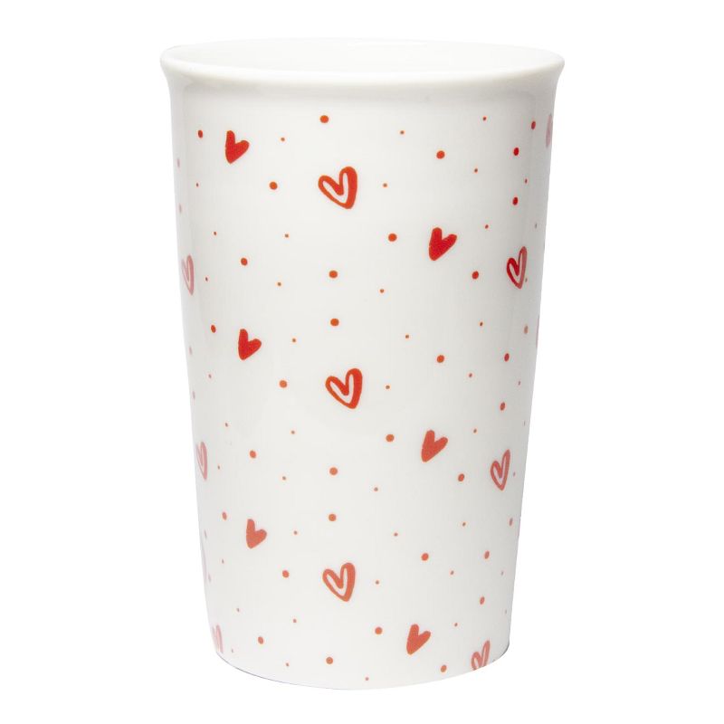 Seven20 Cat Coffee Mug | 9-Ounce Ceramic Coffee Cup | Cute Hearts & Kitty Mug Gift, 4 of 7