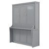 YOOCOZZ Queen Size Modern Minimalist Murphy Bed with Shelf Desk - 3 of 4