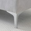 Beautyolove 55" Chaise Lounge Indoor, Upholstered Furniture Lounge Chair with Left Armrest & Lumbar Pillow, Gray - 4 of 4
