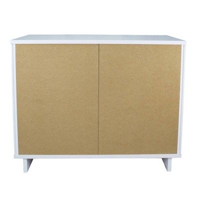Granville Glam 41'' White Engineered Wood Horizontal Dresser