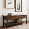 48" Open Top Storage Bench with Shoe Shelf - Saracina Home - 2 of 4