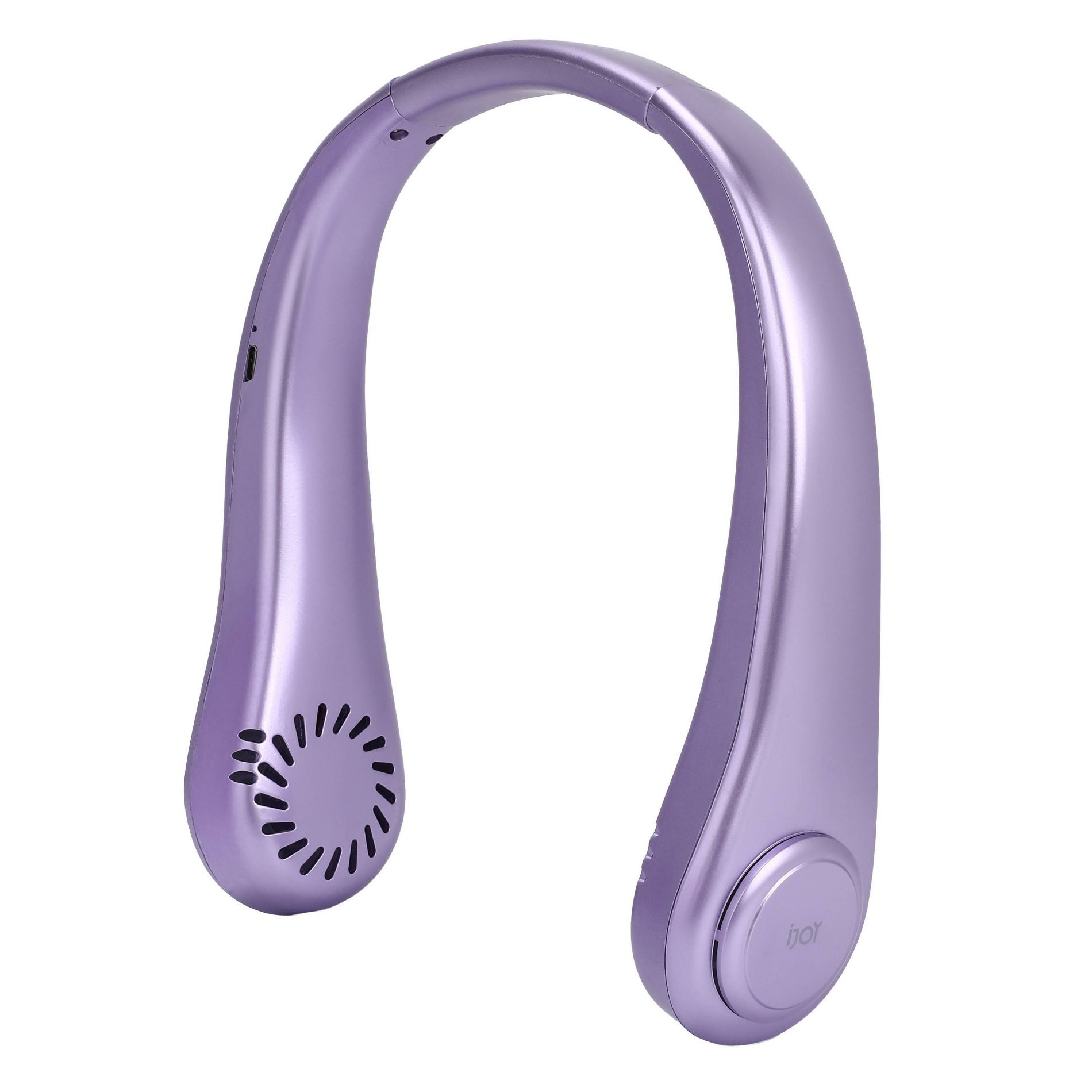 iJoy Portable Neck Fan Metallic Lavender