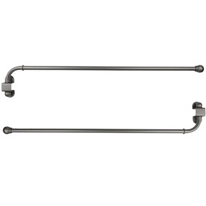 Urbanest Swing Arm Drapery Curtain Rod, 0.5" Dia, 24" to 38" - 1 of 4