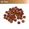 Unique Bargains Wooded Sewing DIY Craft Clothing Sewing Round Buttons 50 Pcs - 3 of 4
