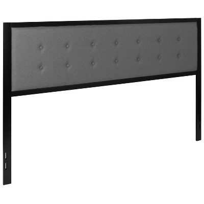 Merrick Lane Headboard Upholstered Button Tufted Headboard With Metal Frame and Adjustable Rail Slots