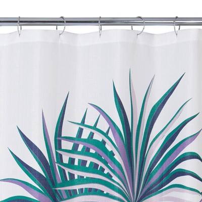 Oversize Palm Shower Curtain Allure, Palm Tree Shower Curtain Target