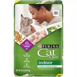Purina Cat Chow Indoor with Chicken Adult Complete & Balanced Dry Cat Food - 20lbs