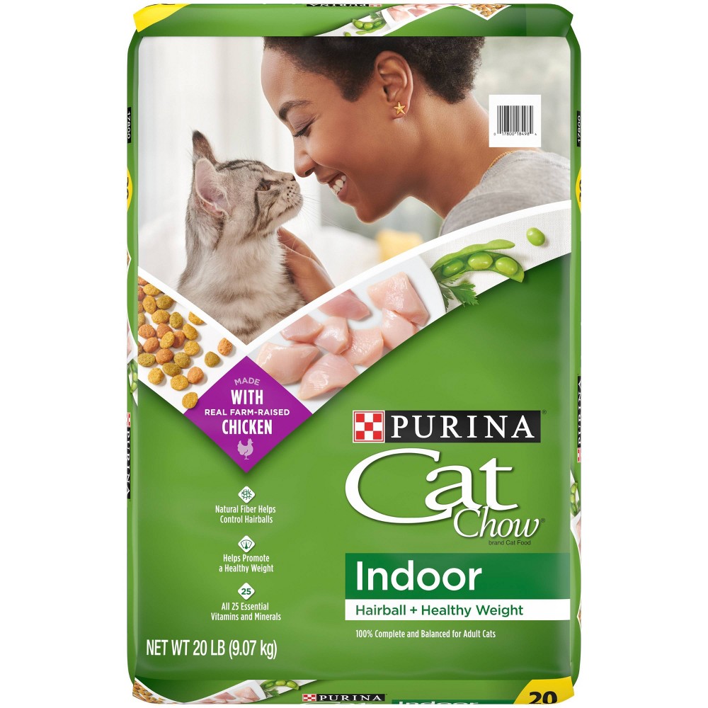 UPC 017800156042 product image for Purina Cat Chow Indoor with Chicken Adult Complete & Balanced Dry Cat Food - 20l | upcitemdb.com