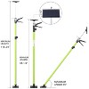 Vynxaria 4-Pack Adjustable Support Poles - Heavy-Duty 12rd Hand System for DIY Projects - 2 of 4