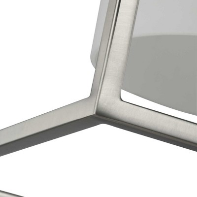 Chadwick Matte Black Mini-Pendant with Opal Glass Shade