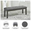 Signature Design by Ashley Contemporary Hallanden 50" Dining Bench Two-tone Gray - 3 of 4