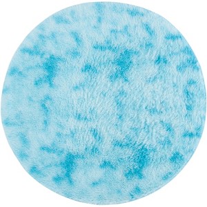Rainbow Shag RBO100 Flatweave-Power Loomed Skid-Resistant Indoor Rugs - Safavieh - 1 of 3