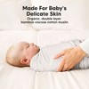 KeaBabies 4pk Muslin Swaddle Blankets for Baby Boys, Girls - Organic Baby Blankets, Nursing Swaddles for Newborns - 4 of 4