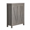 FC Design Modern 2-Door Shoe Storge Cabinet for 15 Pairs of Shoes - image 3 of 4