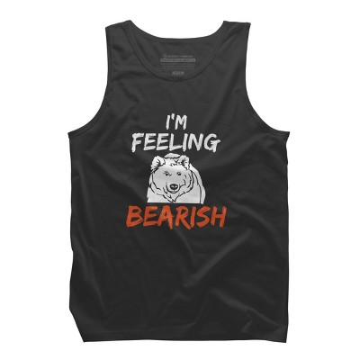 Men's Design By Humans I'm Feeling Bearish By MadderTees Tank Top