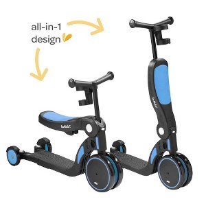Larktale Scoobi 5-in-1 Kids' Convertible Balance Bike-Tricycle-Scooter - 1 of 4