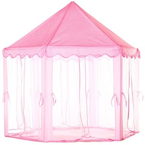 iMountek "Princess Castle Play Tent for Kids: Enchanting Indoor/Outdoor Playhouse with Carry Case" Pink - 1 of 4