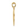 Black Bow Jewelry 14k Yellow Gold Forever and Ever Set of 2 Pendants, 20mm - 2 of 4