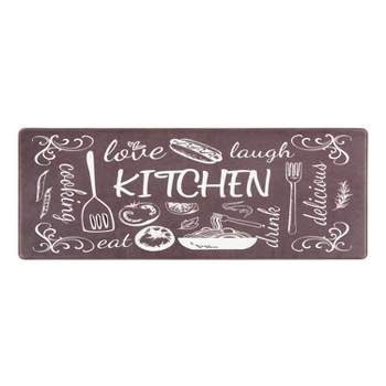 Gourmet Pastry Fat Chef Memory Foam Anti-Fatigue Kitchen Floor Mat 18 x  30