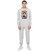 Everyday Kids “Snackin’ & Spookin’” Pullover Halloween Hoodie – Skeleton Trick-or-Treater with Candy Bag – Cozy Fall Sweatshirt for Boys, Heather Gray - 2 of 3