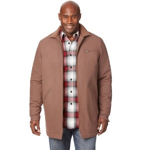 KingSize Men's Big & Tall Contrasting Collar Jacket - 1 of 4